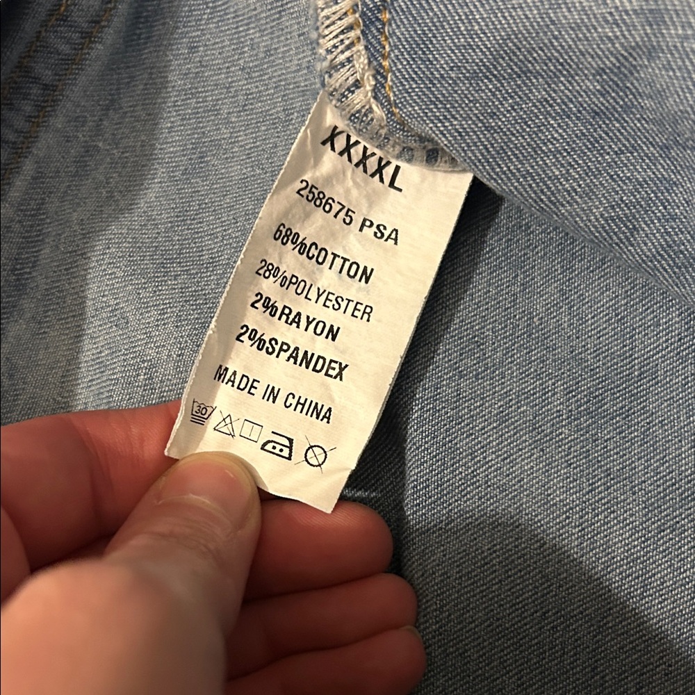 Casual Light Blue Wide Leg Jeans - Picture 3 of 3